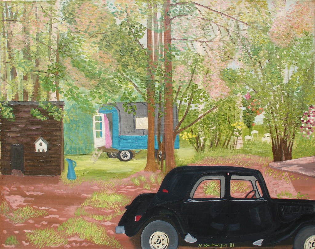Nicole Boulanger peinture extérieur traction avant