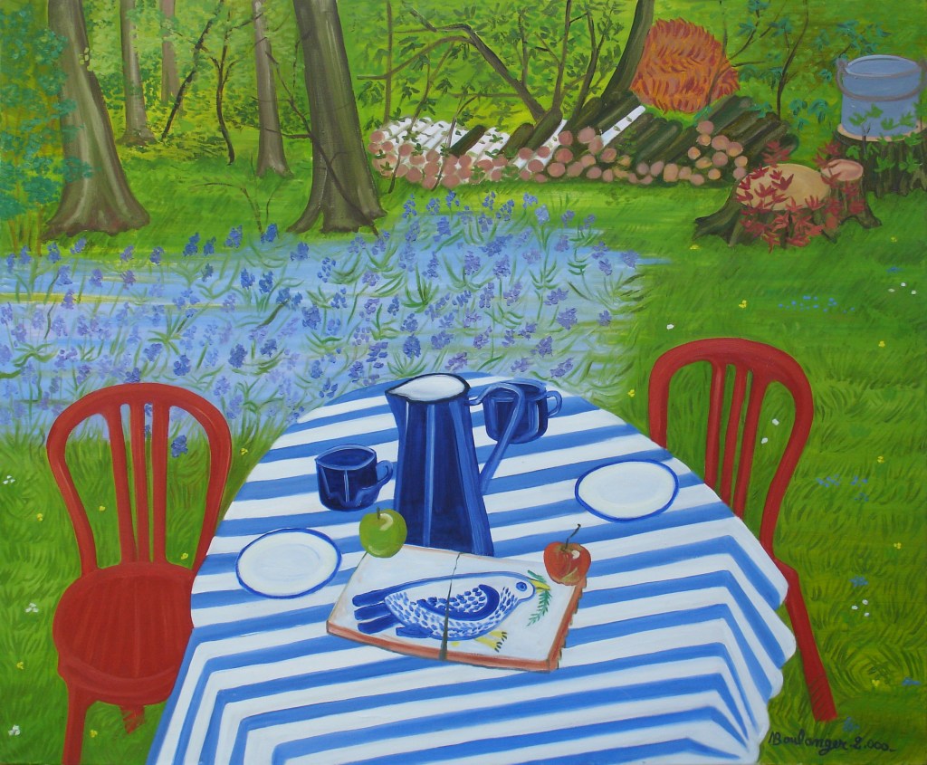 Nicole Boulanger peinture jacinthes