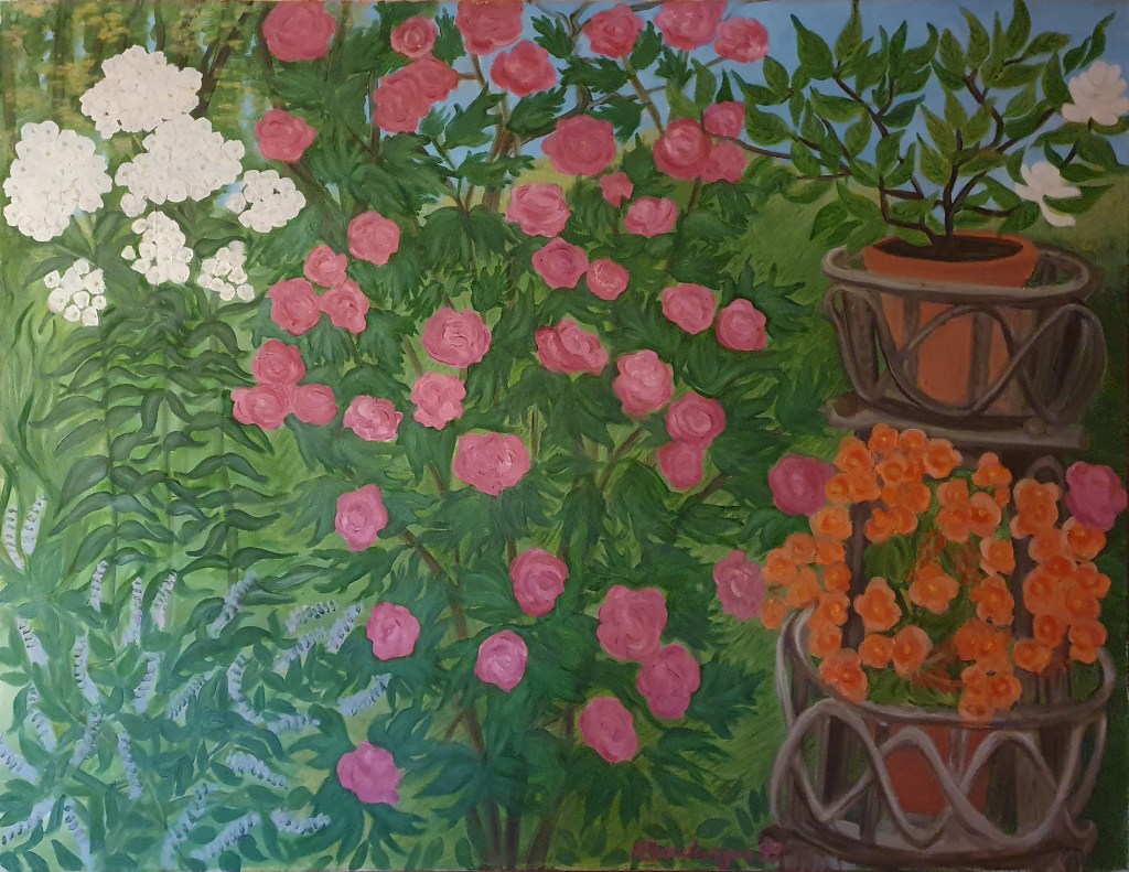 Nicole Boulanger peinture fleurs